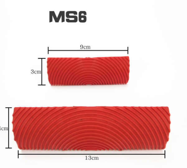 New rubber simulation wood grain Home dealsniper-net Red MS6