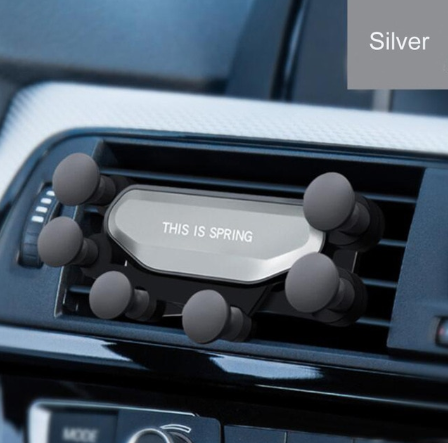 Universal car phone holder Phones DealSniper.net silvery
