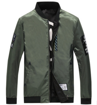 Men's Reversible Flight Jacket for Autumn &Winter Men DealSniper.net Green L