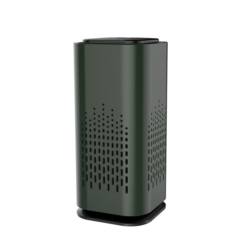 Car negative ion sterilization air purifier Home dealsniper-net Dark green USB