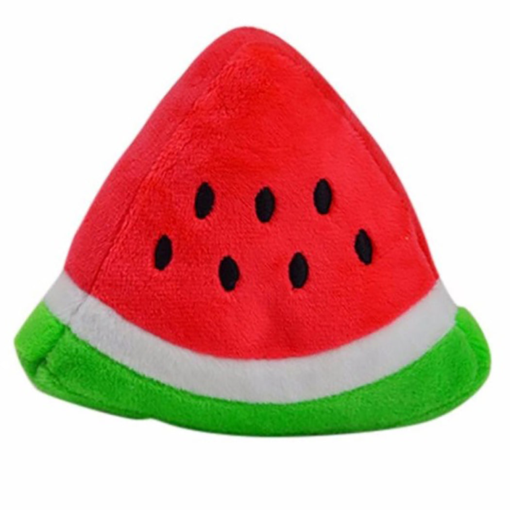 Gooddog, Dog, Plush Vocal Toys, Fruits, Cartoons, Pets, Cats, Toys, Pet Supplies Pets dealsniper-net Watermelon