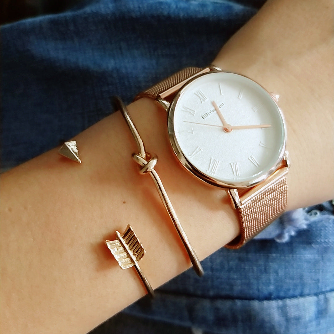 Women's Vintage Cuff Arrow Knotted Bracelet Jewelry DealSniper.net