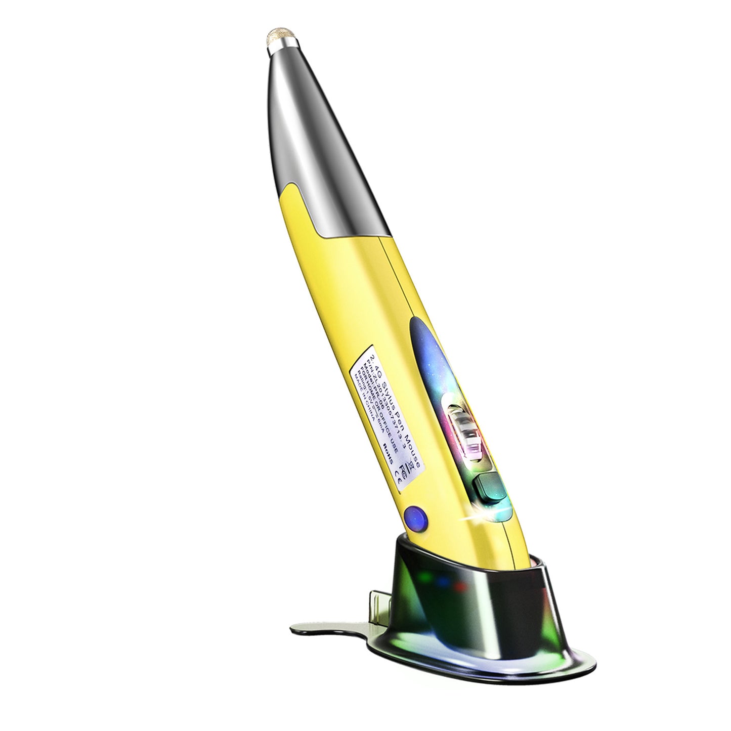 Personalized Creative Vertical Pen Mouse Electronic dealsniper-net Yellow
