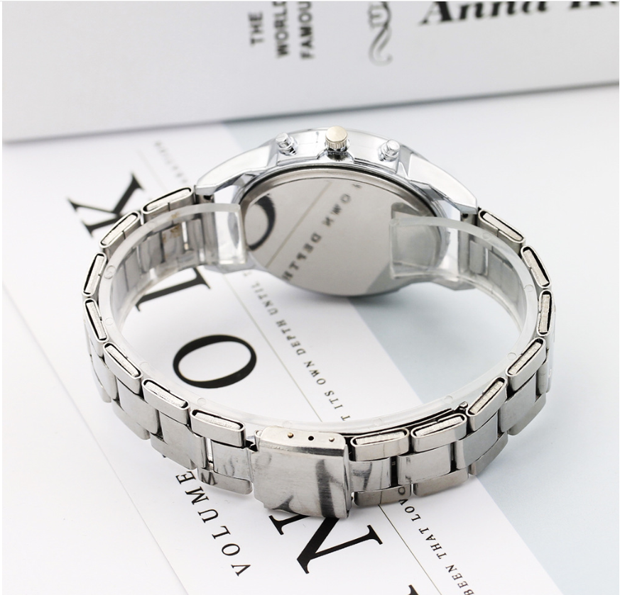 Blu-ray Gift Steel Band Watch Jewelry DealSniper.net