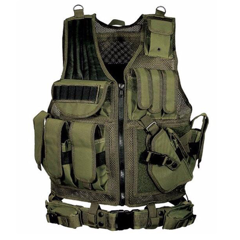 Tactical Vest Military Combat Army Armor Vests Molle Outdoor DealSniper.net Green