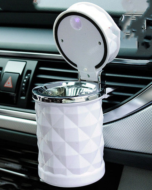 Detachable Car Ashtray With Led Light Outdoor Travel Travel dealsniper-net White 2style