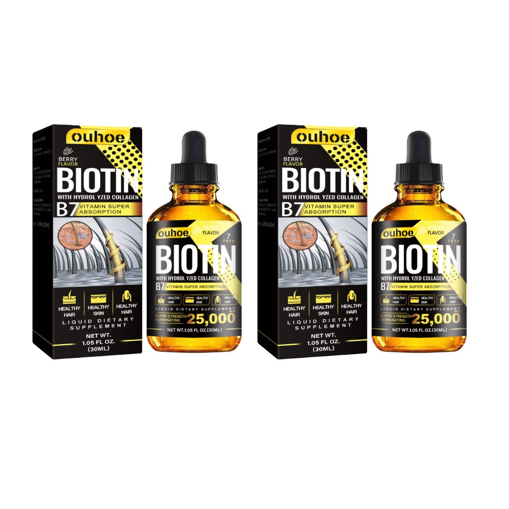 OUHOE Collagen B7 Vitamin Hair Oil Hair Strengthening Beauty DealSniper.net 2pcs