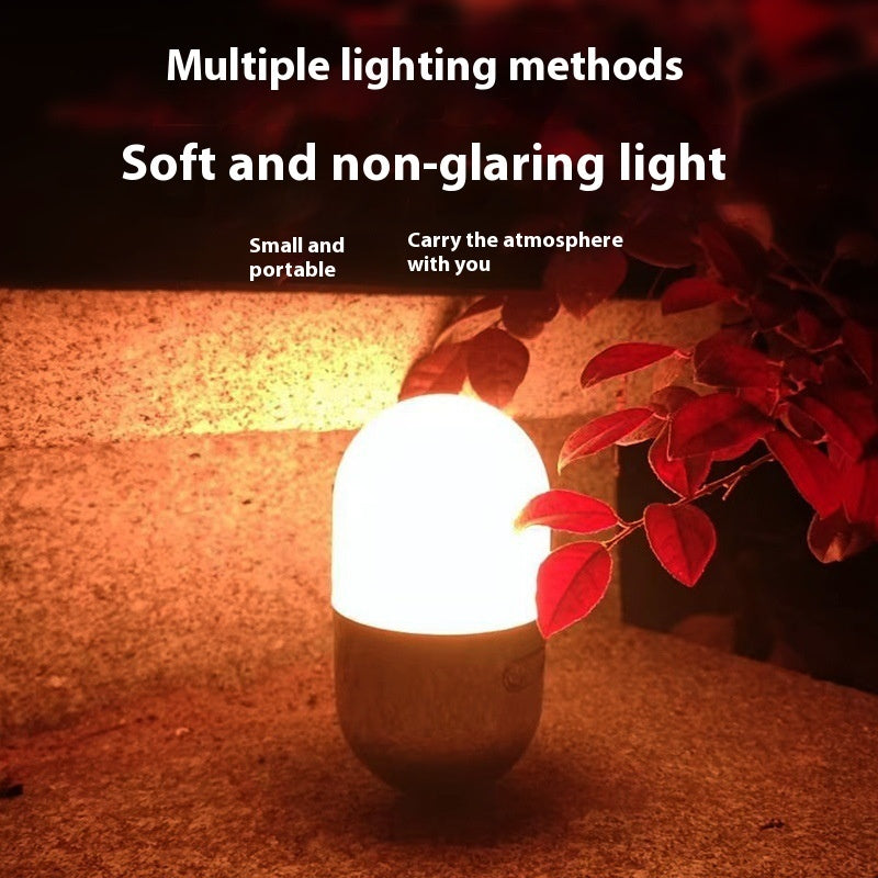 LED Light For Camping Type-c Charging Portable RGB Small Night Lamp Outdoor DealSniper.net