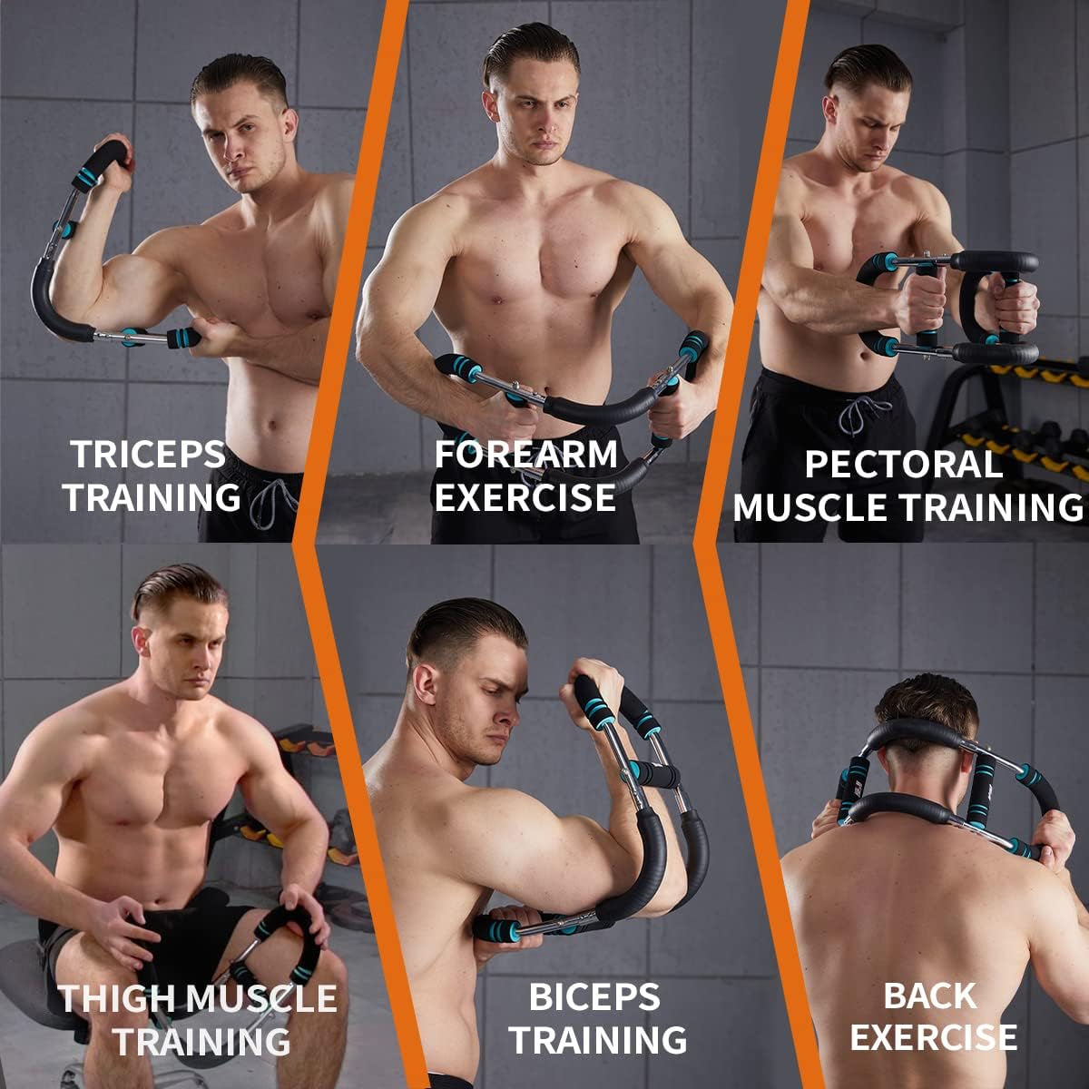 HOTWAVE Ultimate Twister Arm Exerciser.Adjustable Chest Expander, Forearm Enhanced Exercise Strengthener.Upper Body Strength Training Machine.Portable Spring Resistance Home Workout Equipment Sports DealSniper.net