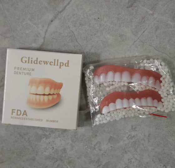 Advanced Custom-Fit Functional Dentures Health Gym From House Color box packaging O upper an