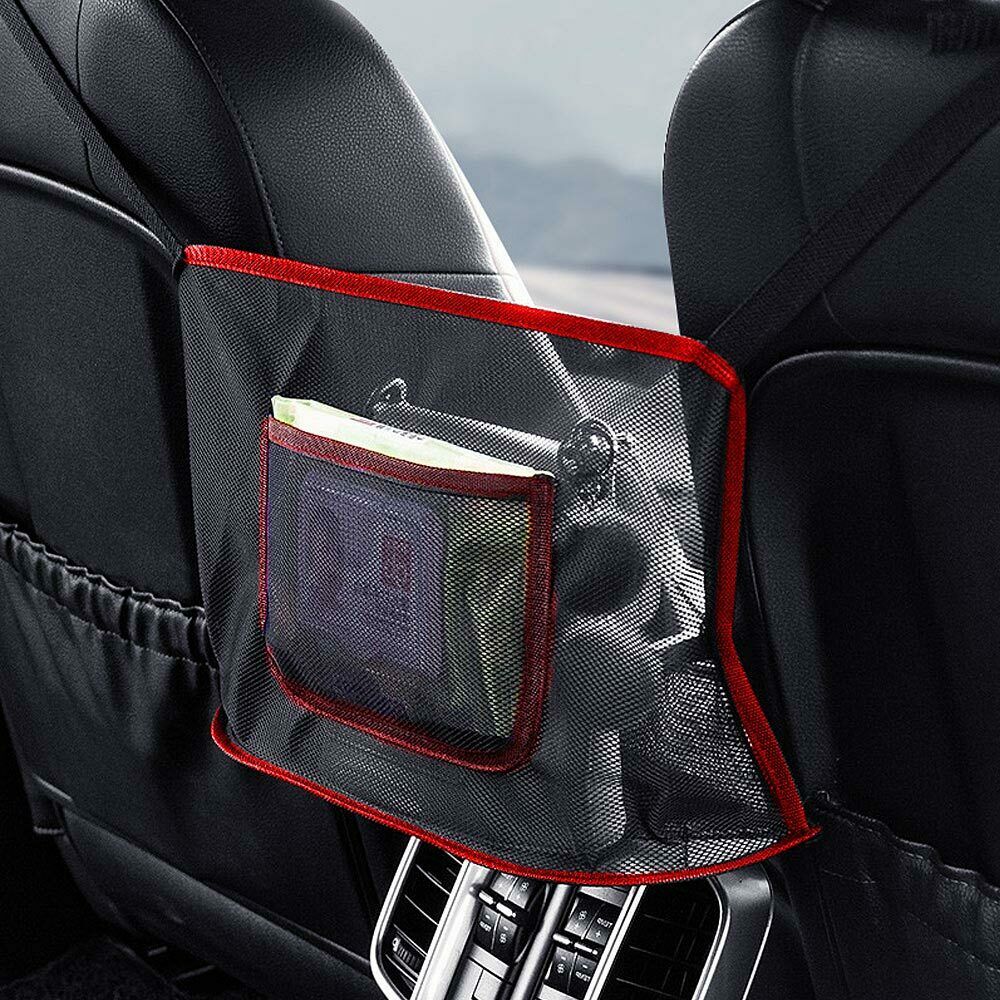 Universal Car Seat Net Pocket Handbag Holder Organizer Storage Bag Between Seats Vehicle DealSniper.net