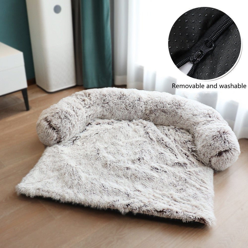 Removable Pet Dog Mat Sofa Dog Bed Soft Pad Blanket Cushion Pets DealSniper.net