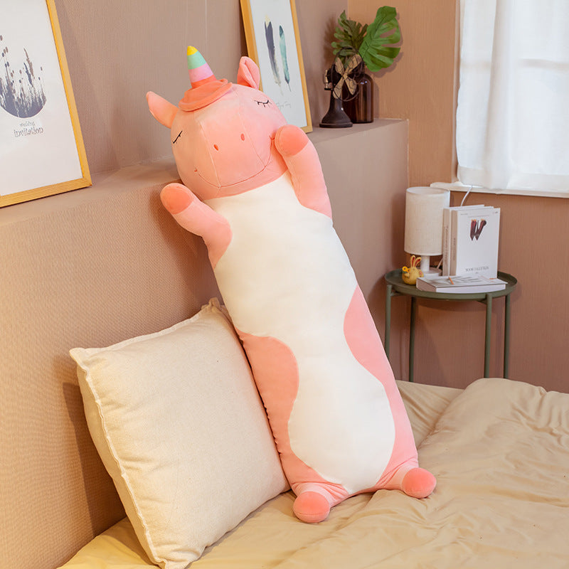 Cute pillow long pillow plush toy Kids DealSniper.net Unicorn 120cm