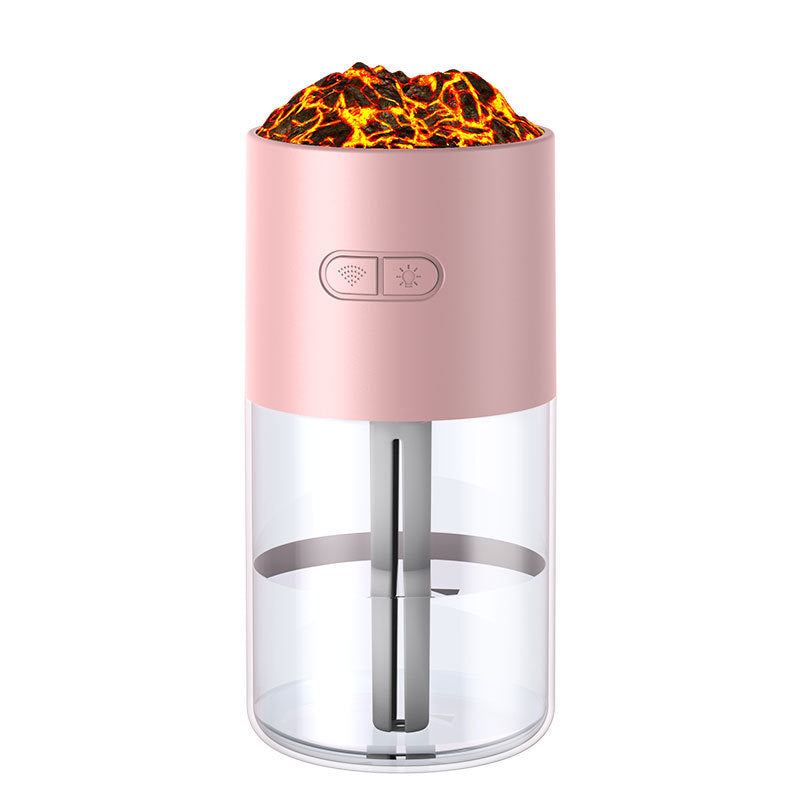 New Projection Starry Sky Top Ambient Light Humidifier Home DealSniper.net Volcano Humidifier Pink