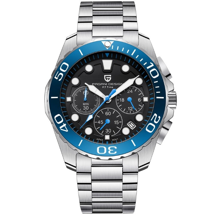 Quartz watch steel band Jewelry DealSniper.net Blue