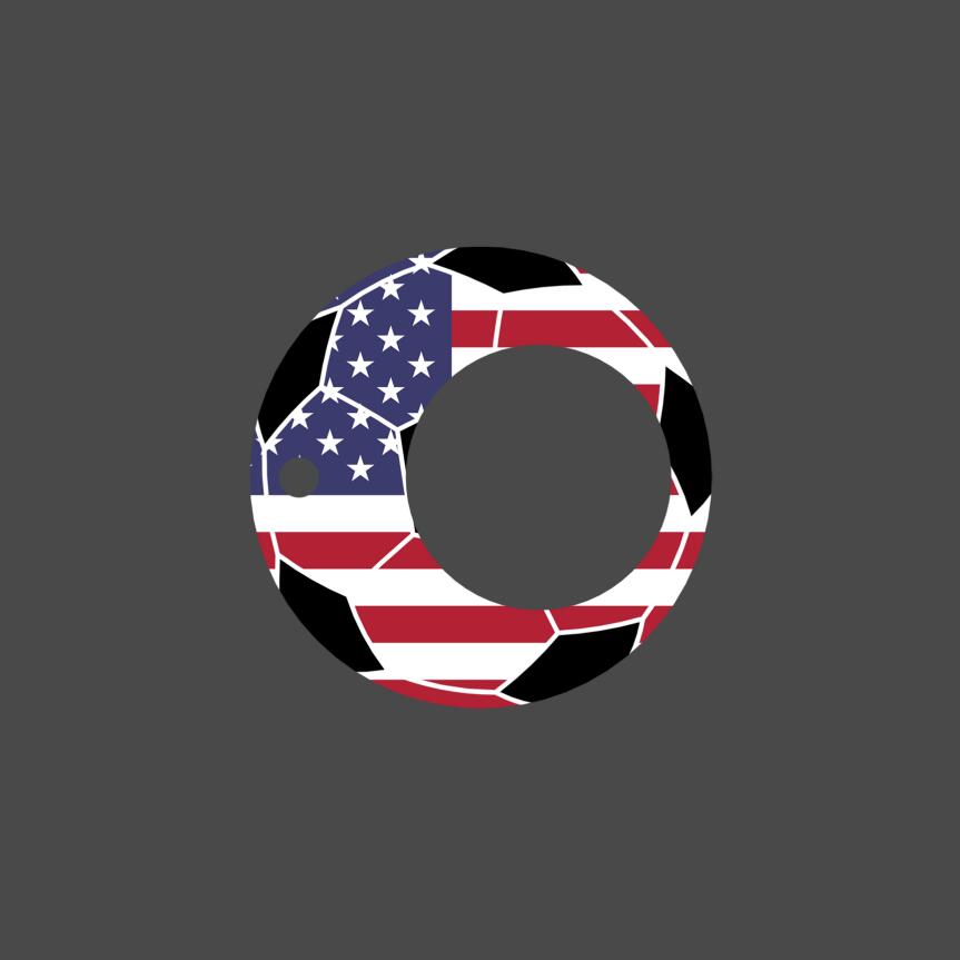 Creative Football World Cup Fidget Spinner Toy Keychain Hand Spinner Deals dealsniper-net UR 1pc