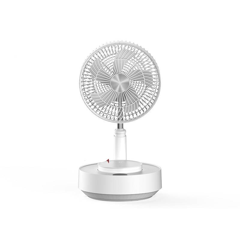 Household Remote Storage Floor Electric Fan Desktop Electronics DealSniper.net With humidifier White
