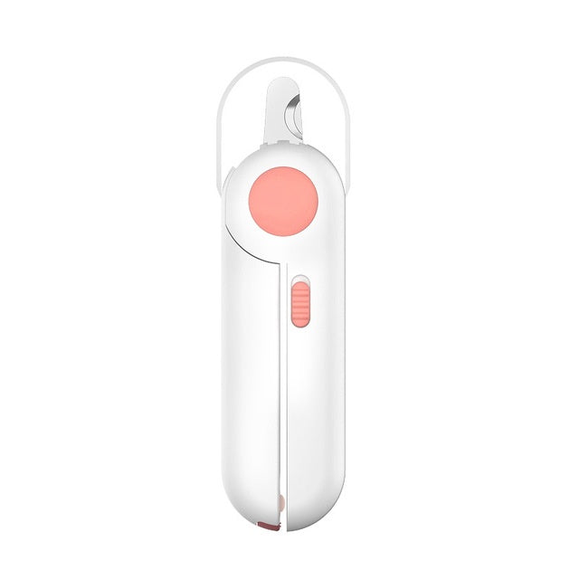LED Light-Emitting Professional Pet Nail Clippers Dog Cat Cutter Pets DealSniper.net Pink