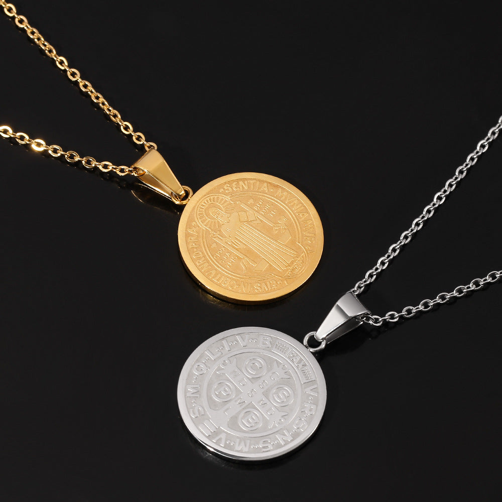 Round Brand O-shaped Necklace Pendant Jewelry DealSniper.net