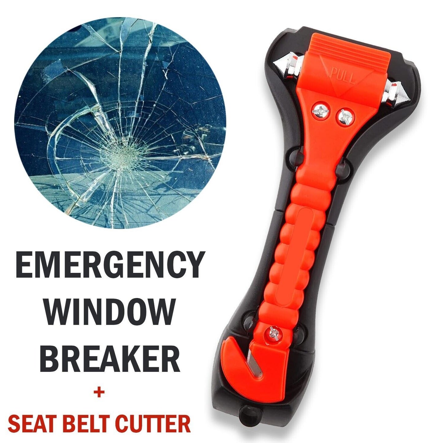 Emergency Escape Hammer Auto Car Window Glass Tool Breaker Seat Belt Cutter NEW Home DealSniper.net