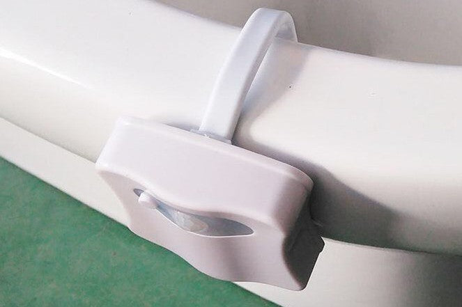 The new 8 color toilet lamp hanging human toilet cover light gifts Holidays dealsniper-net