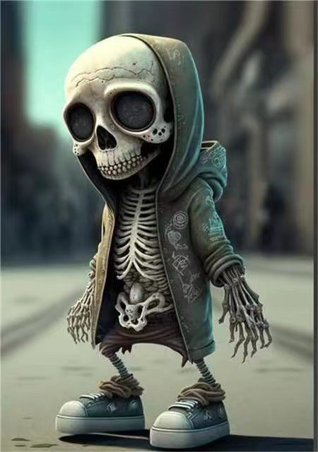 Halloween Cool Skeleton Figurines Halloween Skeleton Doll Holidays DealSniper.net C