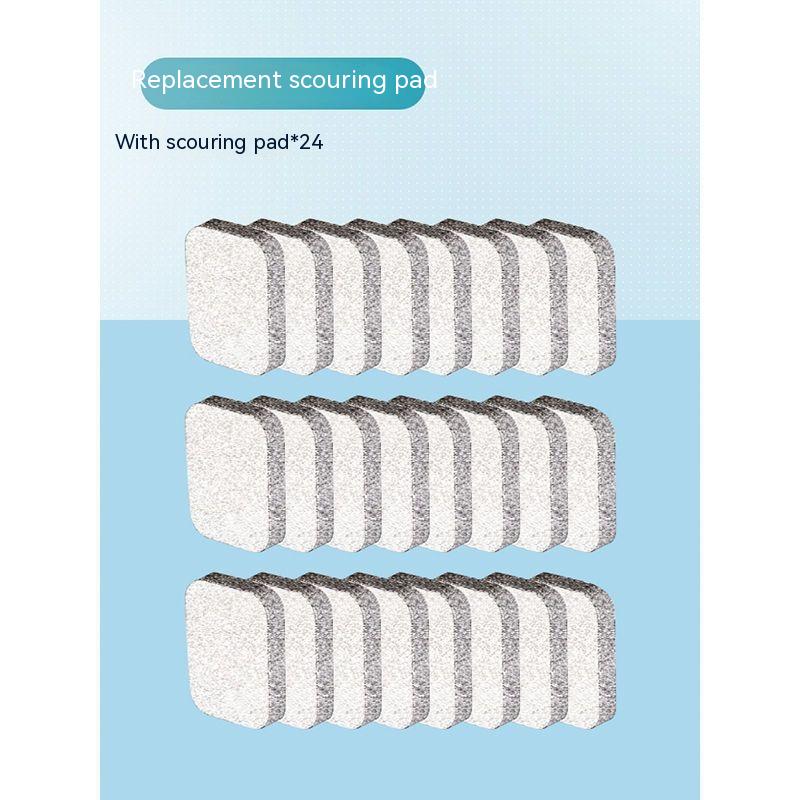 Disposable Brush Pot Dishwashing Brush Washing Pot Brush Cup Kitchen DealSniper.net Scouring Pad X24 Pieces