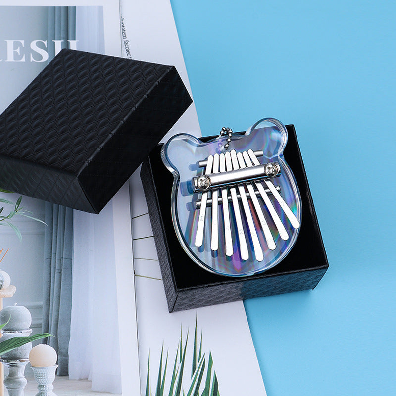Mini Kalimba 8 Keys Thumb Piano Great Sound Finger Keyboard Deals DealSniper.net Mini colorful bear
