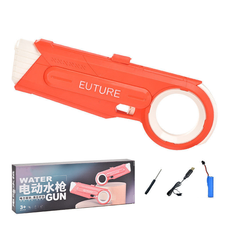 Fashion Personality Fizzing Water Gun Toy Kids DealSniper.net Color box orange red USB