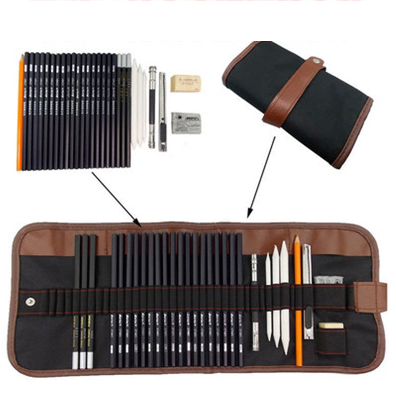 Portable outdoor drawing charcoal pencil set Hobby DealSniper.net