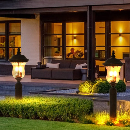 Vintage Outdoor Light Pole Lights Waterproof Garden Patio Lights Outdoor DealSniper.net