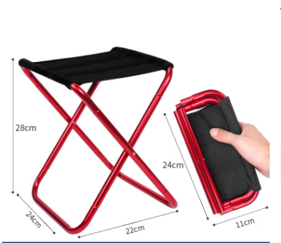 Outdoor folding chair Outdoor dealsniper-net Red L 2
