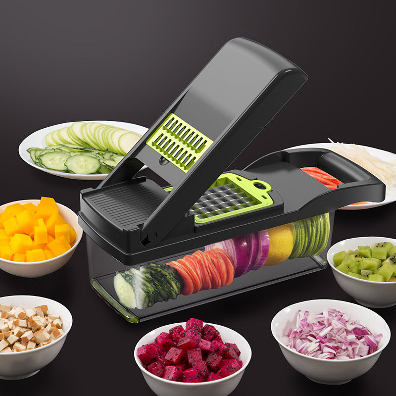 Multifunctional Vegetable Cutter Home Kitchen Slicing And Dicing Fruit Artifact Kitchen DealSniper.net
