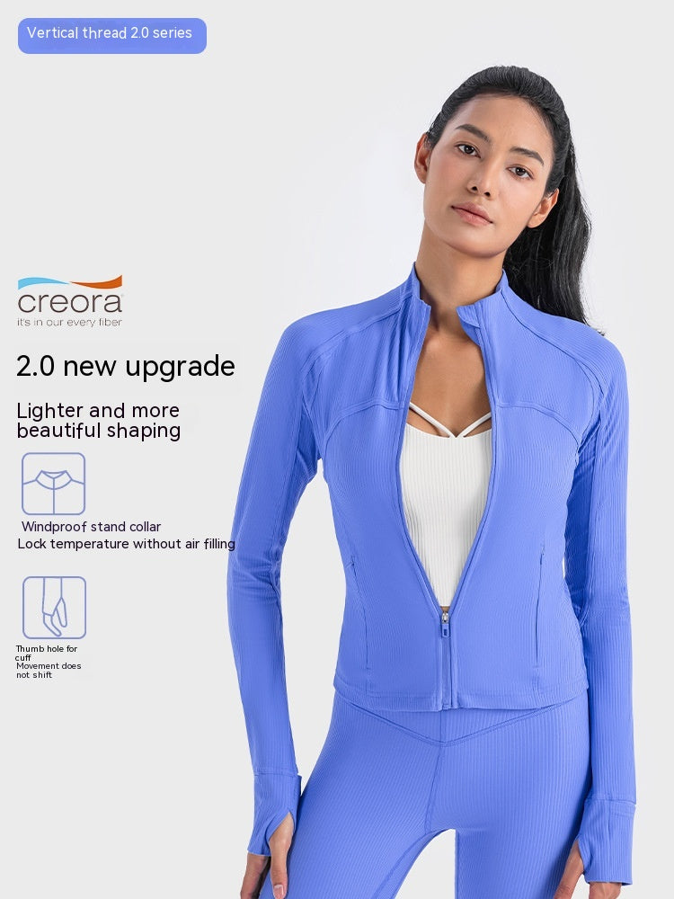 Women's Half Turtleneck Sports Fitness Jacket Women DealSniper.net
