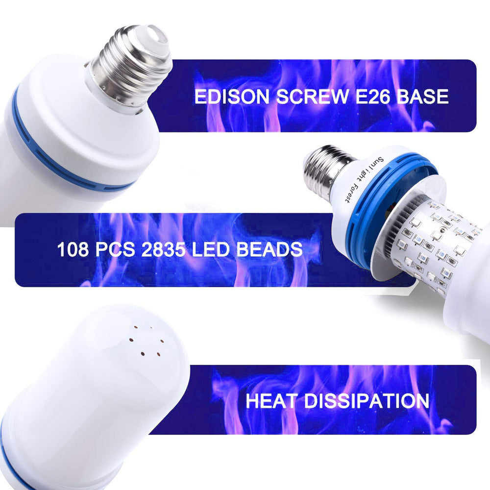 LED Flame Light Christmas Atmosphere Flame Light Bulb Holidays DealSniper.net