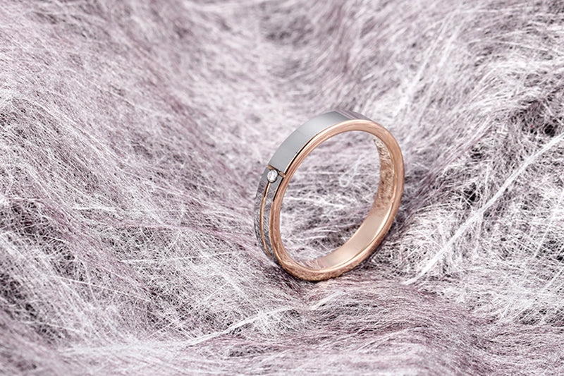 Female 4mm Authentic Tungsten Carbide Ring Jewelry DealSniper.net