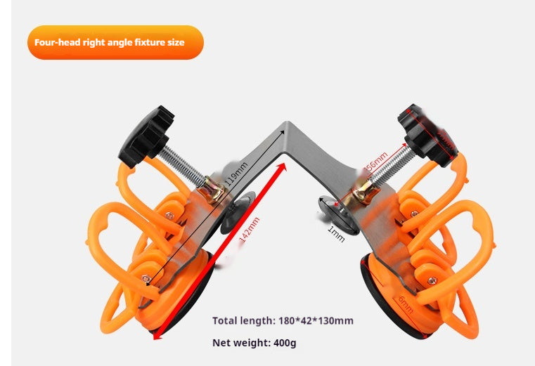 Wall Tile Stone Plate Fish Tank Angle Adjustable Tools DealSniper.net Four Suction Cups