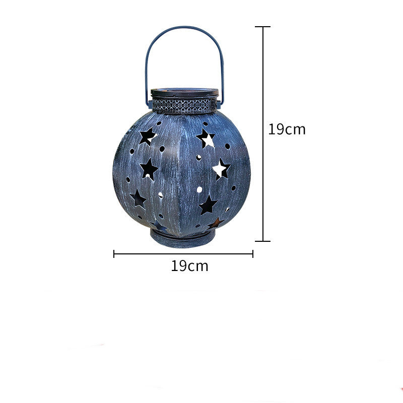 Solar Powered Night Light Courtyard Garden DealSniper.net Texture Dark Blue