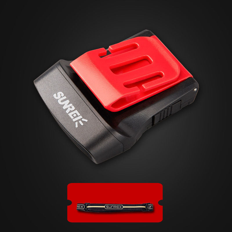 2 In 1 LED Headlight COB Cap Light 5 Modes Super Bright Outdoor DealSniper.net Red USB