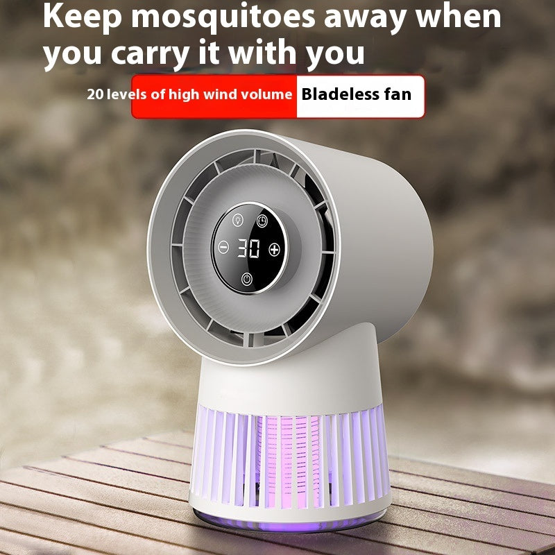 Creative 2-in-1 Mosquito Killing Mini Desk Fan Electric House DealSniper.net