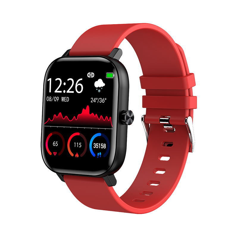 Unisex Smart Watch Waterproof Watch Smart Jewelry Gym From House Red