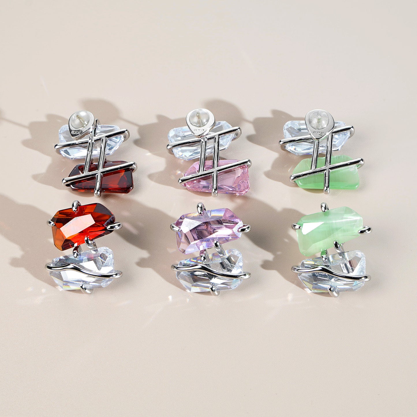Women's Peach Blossom Spar Earrings Jewelry DealSniper.net