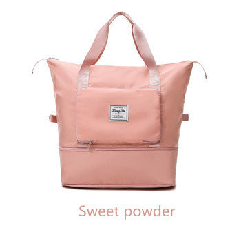 Dry And Wet Separation Sports Portable Shoulder Bag Women DealSniper.net Sweet powder