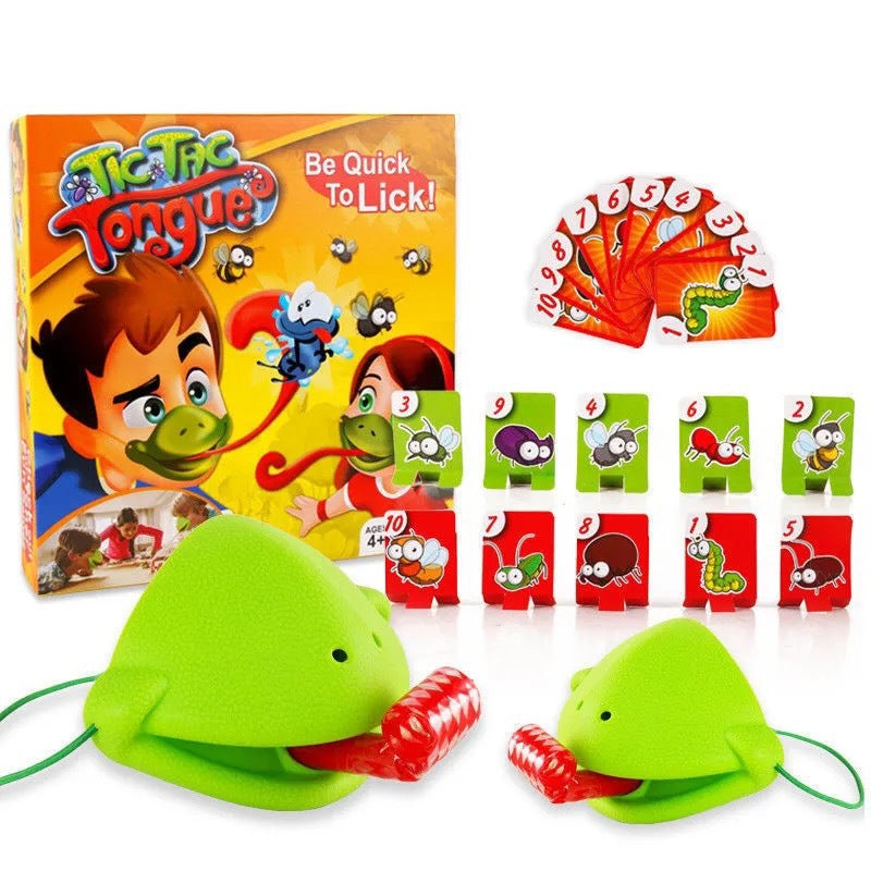 Chameleon Lizard Mask Wagging Tongue Lick Cards Board Game Deals DealSniper.net