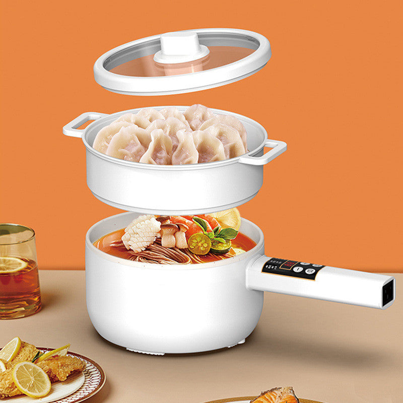 Multifunctional Electric Cooker Student Dormitory Small Electric Cookware Hot Pot Long Handle Electric Frying Pan Kitchen DealSniper.net