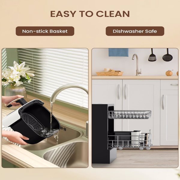 Air Fryer With Observation Window 7 Custom Presets Kitchen DealSniper.net