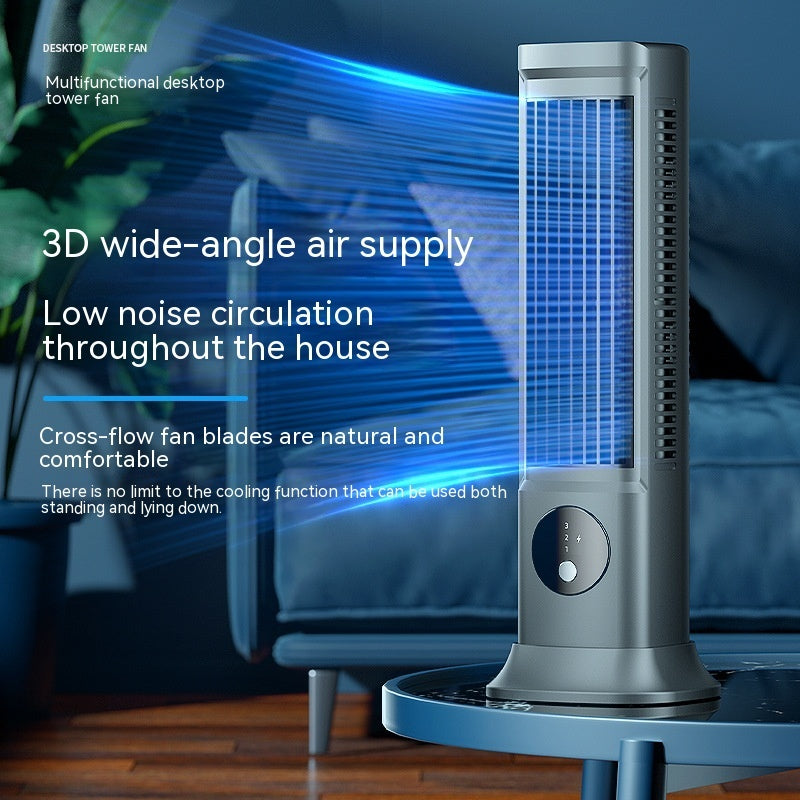 Silent And Portable USB Desktop Vertical Leafless Tower Fan Kitchen DealSniper.net