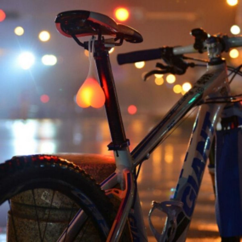 Beating Heart Bike Rear Lights Vehicle DealSniper.net