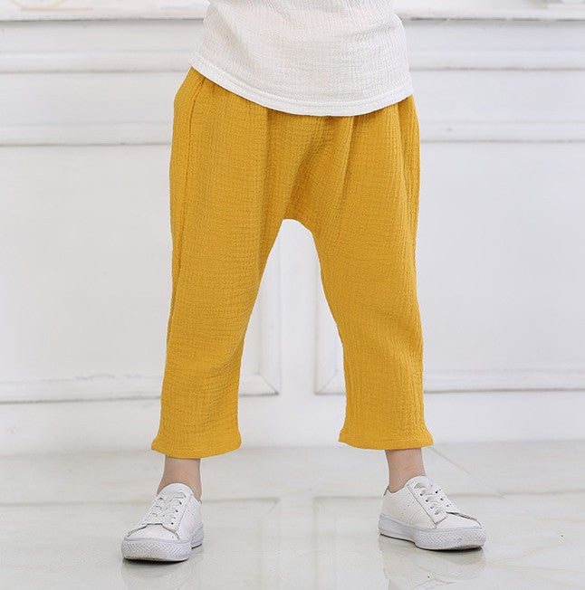 Harem pants Kids DealSniper.net Yellow 100CM