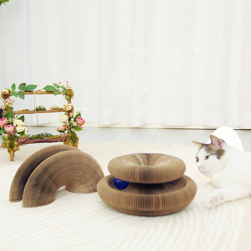 Organ Corrugated Paper Wear-resistant Cat Scratching Board Pets DealSniper.net